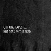 Hot Goss Cocktail Napkin